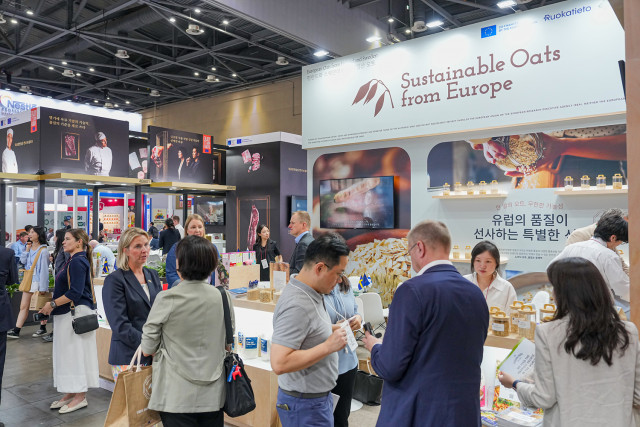유럽연합(EU)이 공동 지원하는 ‘유럽에서 온 지속가능한 오트(Sustainable Oats from Europe)’ 캠페인이 지난 6월 9일부터 12일까지 경기도 고양시 킨텍스에서 개최된 서울푸드2026에 참가해 유럽산 오트의 우수한 품질과 다양성, 지속가능성을 한국 시장에 소개했다