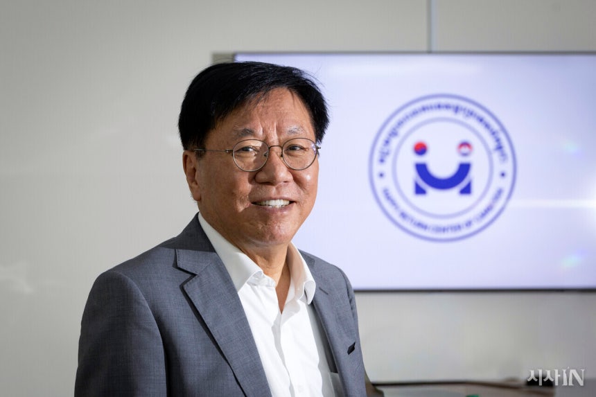 9월18일 캄보디아 프놈펜 HRCC 사무실에서 만난 박남순 HRCC 센터장. ©시사IN 박미소