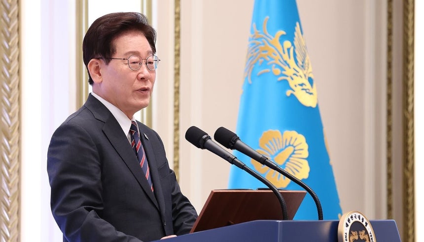 이재명 대통령이 13일 청와대 영빈관에서 열린 국가유공자 및 보훈 가족 초청 오찬에서 인사말을 하고 있다. 연합뉴스