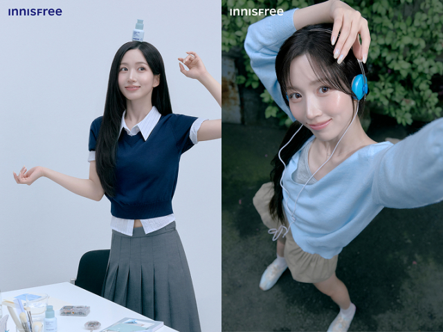 이니스프리, 엔믹스 해원과 함께한 ‘레티놀 시카 모공 흔적 앰플’ 마리끌레르 화보 공개