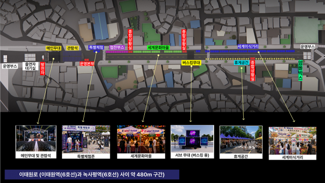 2026 K-Wave Dacne Festival 행사장 조감도