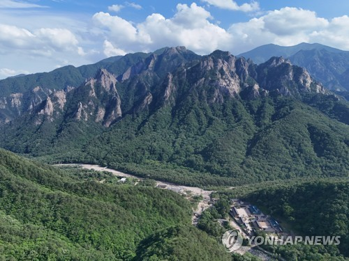 23일 설악산 권금성에서 70m 떨어진 지점에서 추락한 등산객이 심정지 상태로 발견됐다. 사진은 설악산 권금성의 모습.  [연합뉴스]