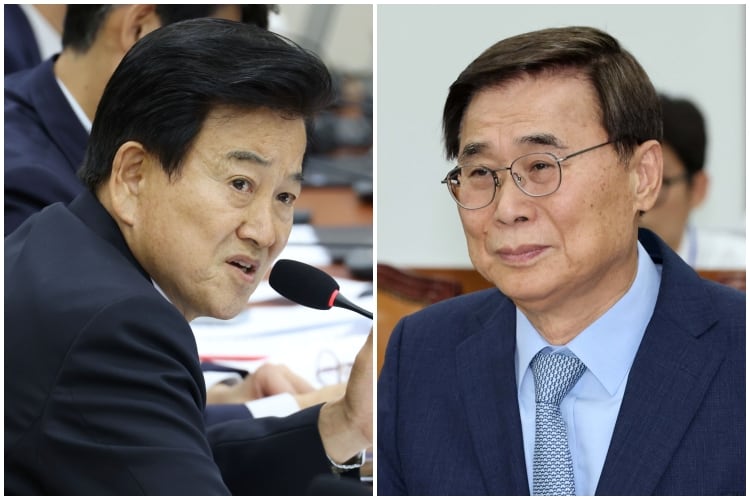 정동영 통일부 장관과 이종석 국정원장./뉴스1·연합뉴스