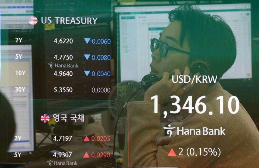 [속보] “더 떨어진다” 원·달러 1350원까지