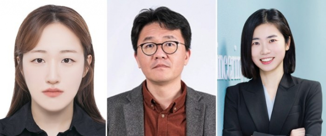 왼쪽부터 김성은 서울대 화학생물공학부 박사(단독 제1저자), 김경택 서울대 화학부 교수(공동 교신저자), 김소연 서울대 화학생물공학부 교수(공동 교신저자)