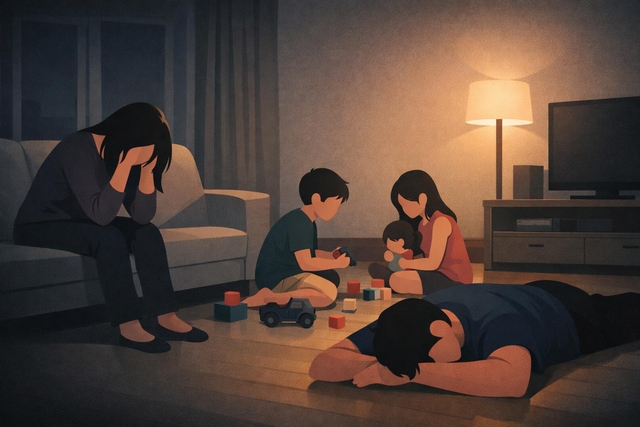 [속보]3·5살 아이들 있는 집에서…남편 흉기로 찌른 아내, 체포
