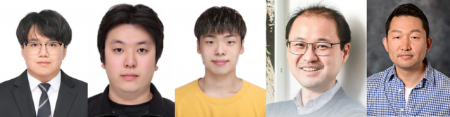 왼쪽부터 국민대 산림환경시스템학과 이민기 박사, 우준혁 박사과정생, 김태림 학부생, 이창배 교수, 미국 Cedars-Sinai Medical Center 유성룡 교수