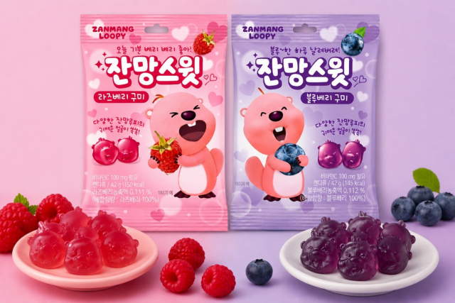 귀여운 잔망루피 얼굴이 쏙… ‘잔망스윗 구미 젤리 2종’ 출시