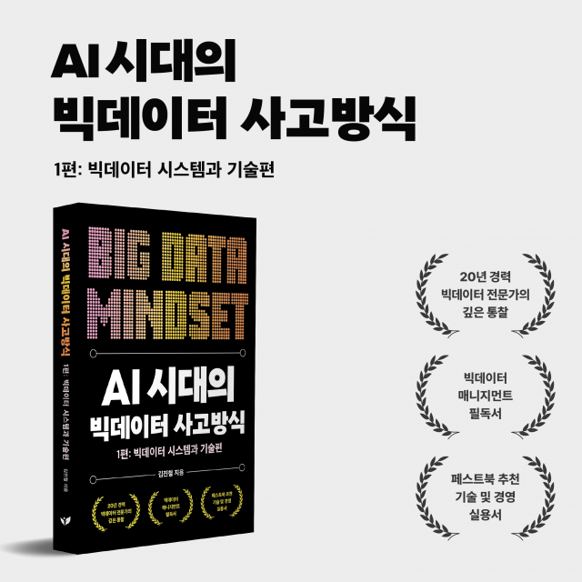 구글 AI 전문가가 밝히는 빅데이터 비즈니스 생존 전략… 김진철 작가 ‘AI 시대의 빅데이터 사고방식’, 교보문고 컴퓨터/IT 부문 베스트셀러 올라