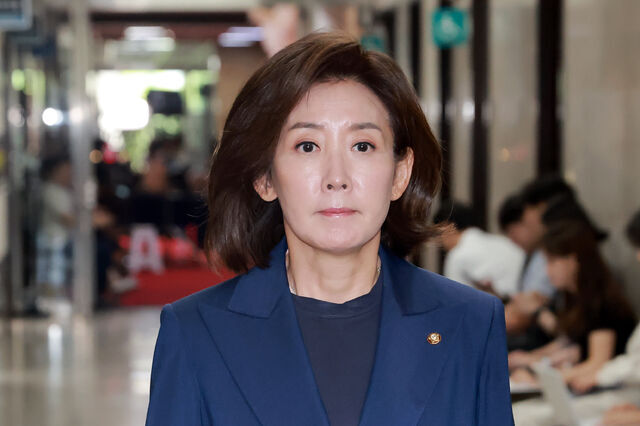 ◇국민의힘 나경원 의원이 13일 국회에서 열린 국민의힘 정점식 원내대표와 4·5선 의원 간 간담회에 참석하고 있다. 2026.7.13 사진=연합뉴