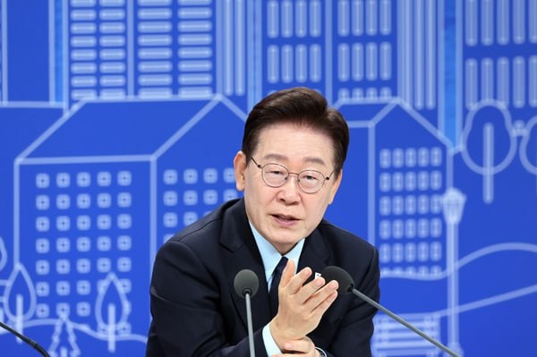 ▲2026년 7월 23일 이재명 대통령이 서울 여의도 KBS 별관에서 열린 부동산정책 국민 대토론회에서 발언하고 있다. ⓒ연합뉴스