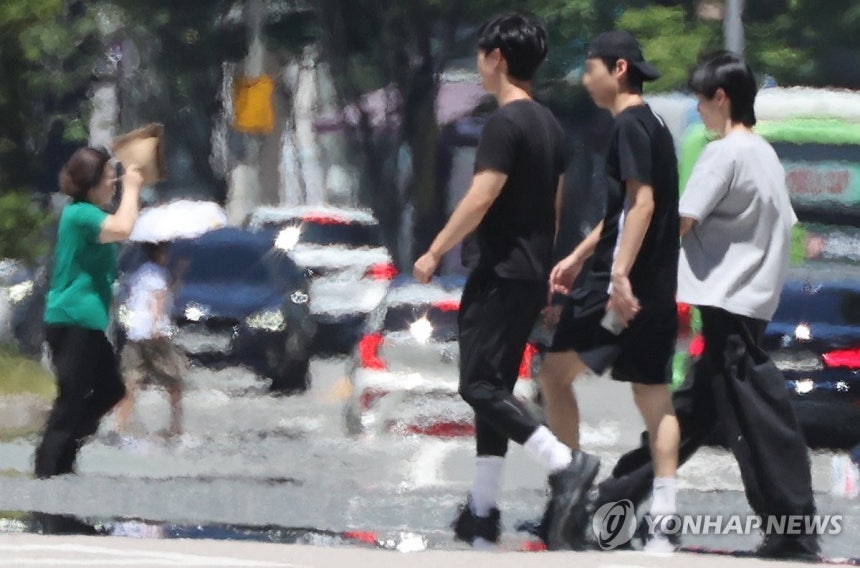 아지랑이로 실감하는 폭염
[연합뉴스 자료사진]