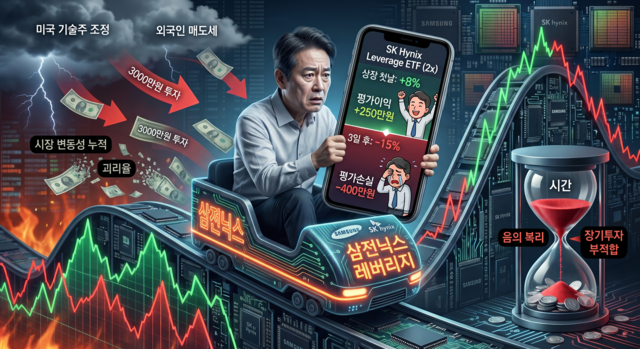 “주가 올랐는데 내 돈은 어디로?”…‘삼전닉스 레버리지’ 샀다 피눈물[주형연의 에구머니]