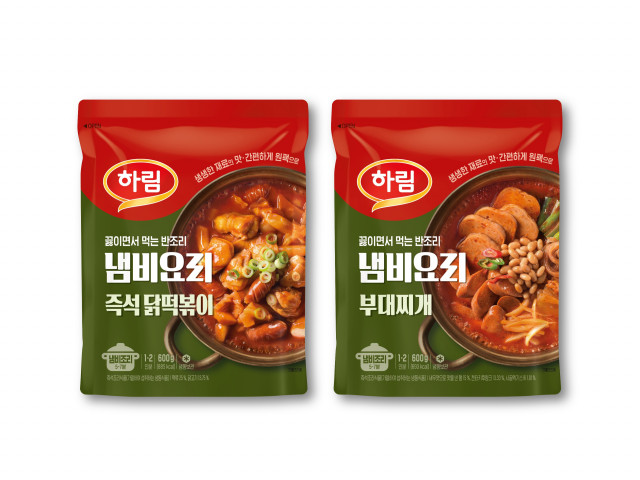 하림이 출시한 ‘냄비요리’ 신제품 2종(즉석 닭떡볶이, 부대찌개)