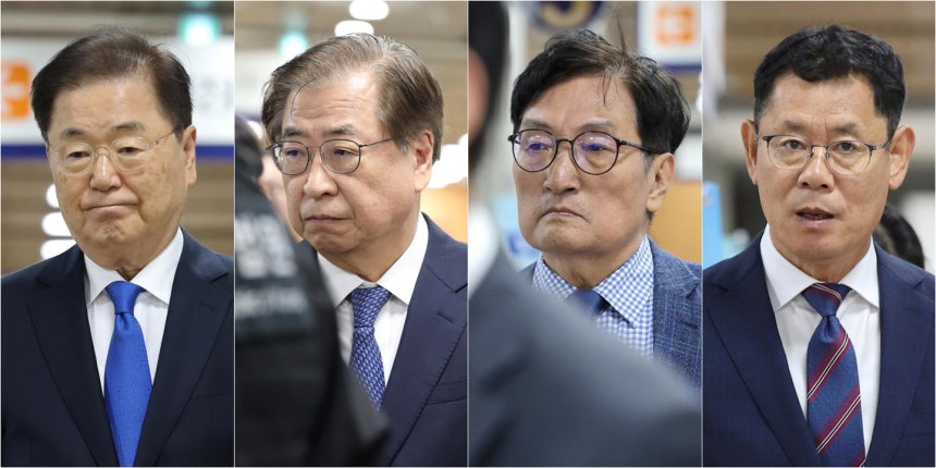 [속보] '탈북어민 강제북송' 정의용·서훈 1심 선고유예→2심 집행유예
