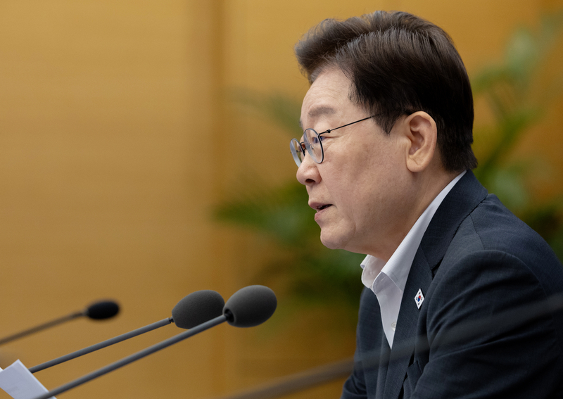 ▲ 이재명 대통령이 21일 청와대에서 열린 국민주권정부 제1차 반부패정책협의회에서 발언하고 있다. 연합뉴스