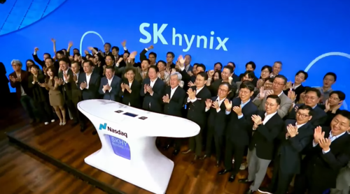 SK하이닉스 ADR 상장…미국 나스닥 시장서 거래 개시