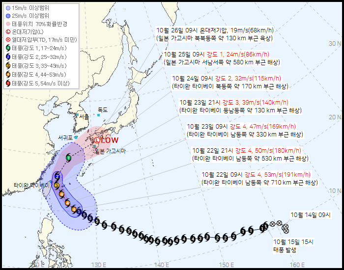 ◇제 30호 태풍 참피(CHAMPI) . 사진=기상청 홈페이지.