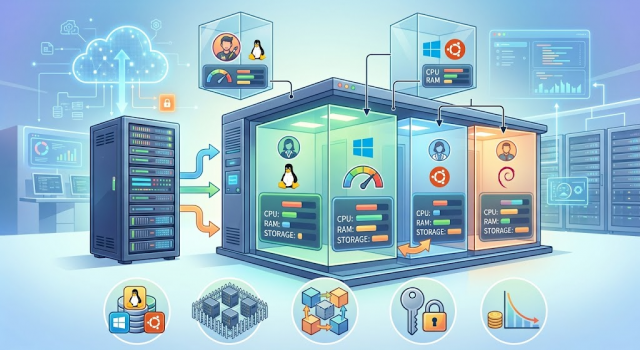 VPS(가상서버) 개념도